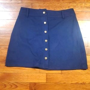 Marine Layer Button Skirt